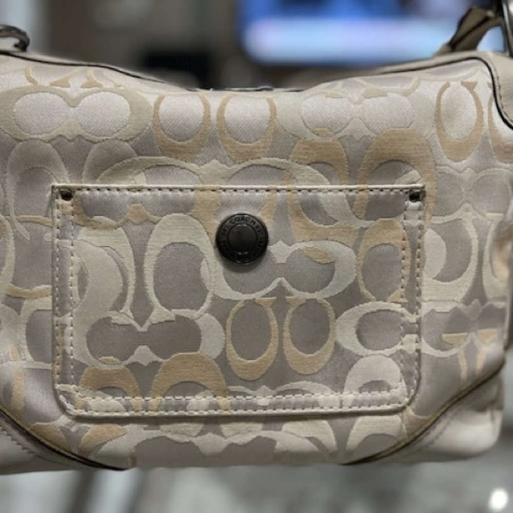 COACH Chelsea Optic Signature Handbag